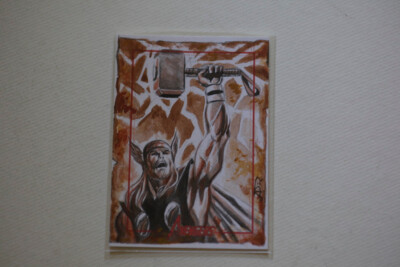 Marvel Greatest Heroes Thor Avengers Jader Correa sketch card Rittenhouse 2012