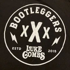 RARE - Luke Combs - Bootleggers XXX - Double Sided T Shirt - Men's Size XL