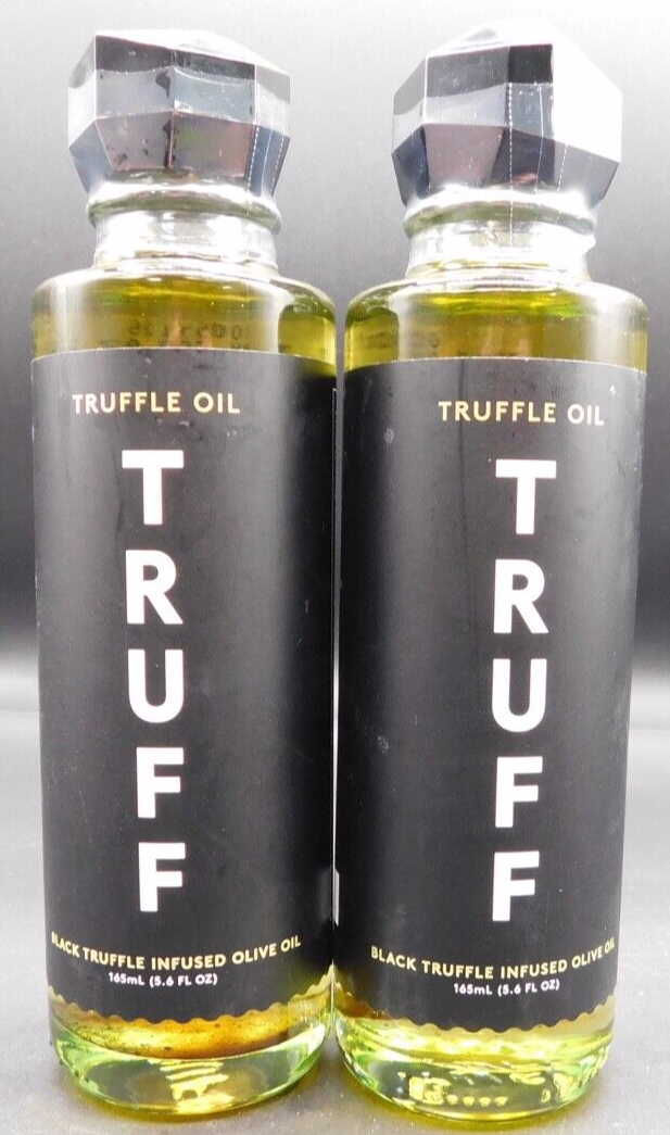 Lot Of 2 TRUFF Black Truffle Infused Olive Oil 5.6oz Ea Exp 02/25 New