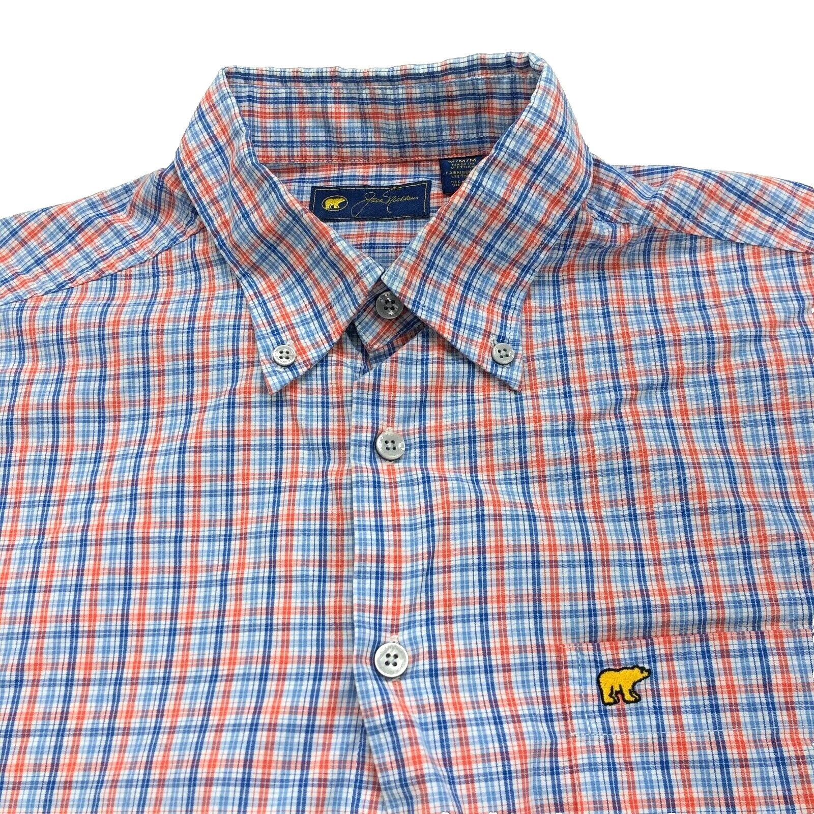 Jack Nicklaus Long Sleeve Casual Button-Down Shirts for Men