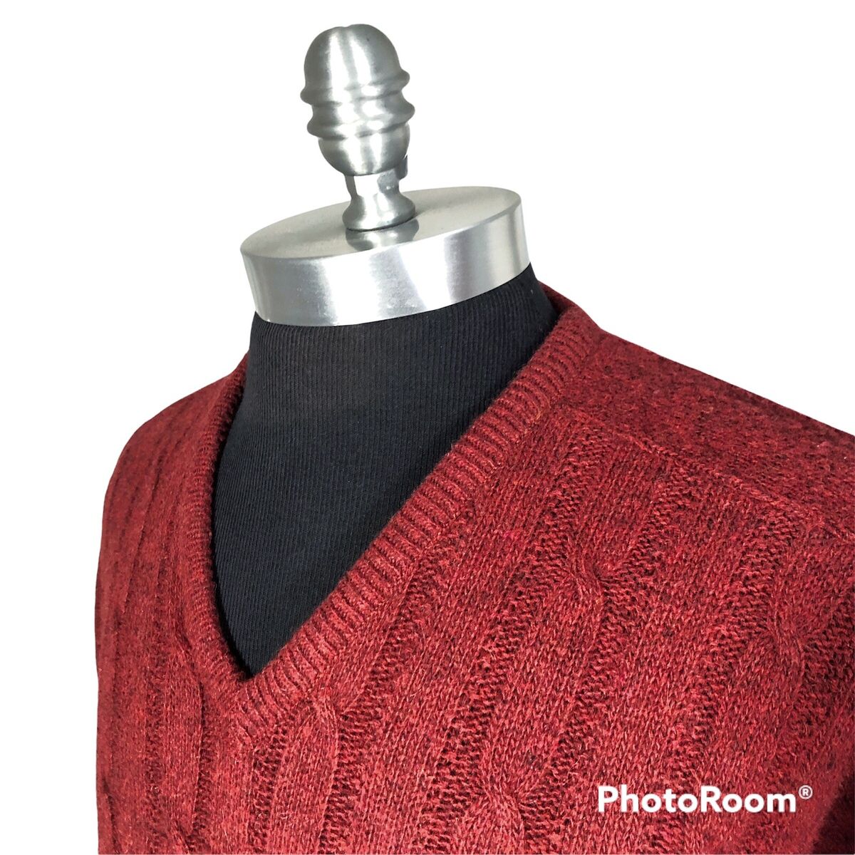 Vintage 60s 70s Jantzen Wool Mohair Cable Knit V Neck Vintage 60s 70s Jantzen Wool Mohair Cable Knit V Neck