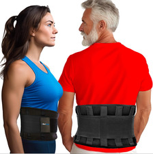 Back Brace for Lower Back Pain Relief - Breathable Back Brace for Men and Women