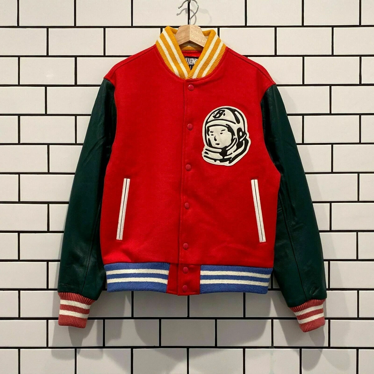 BBC ICECREAM COLLEGE VARSITY JACKET- RED