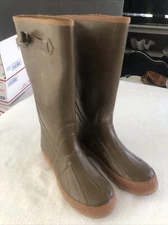 Pro Line Insulated Water Proof Rubber Boots Steel Shank Size 10