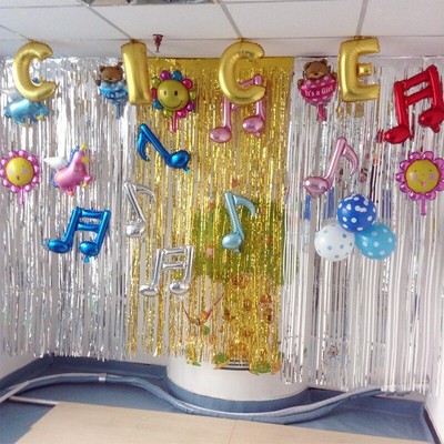 3 Cortinas De Malla Metalica Para Fiestas Decoraciones Baby Shower Nino Azul New Greeting Cards Party Supply Party Supplies