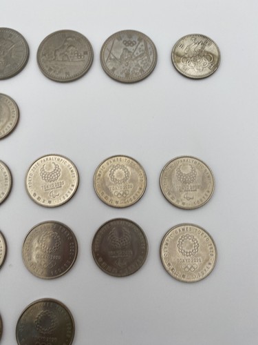 Japan 500 Yen 100 Yen Silver Mix Coin Olympics 20 Set Sport 1964 To 2020 - Picture 23 of 23