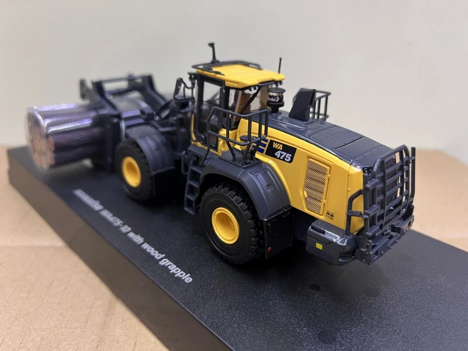 UH 1/50 Komatsu WA475-10 Herramienta Vinculación con Pinza de Tronco DieCast Modelo Juguete 8165 Foto 3 de 4