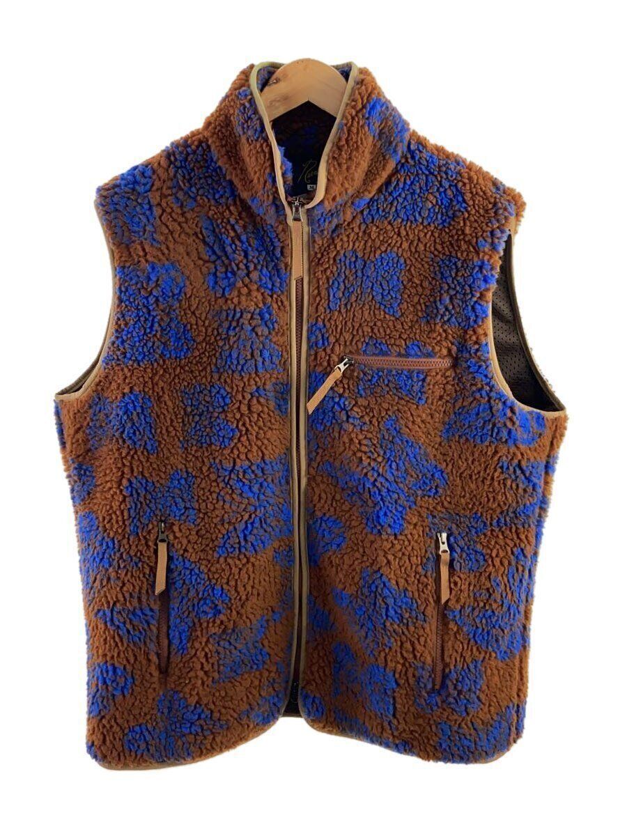 Needles Fleece Vest 22AW BEAMS Bespoke Boa M Polyester Brown Needles Fleece Vest 22AW BEAMS Bespoke Boa M Polyester Brown