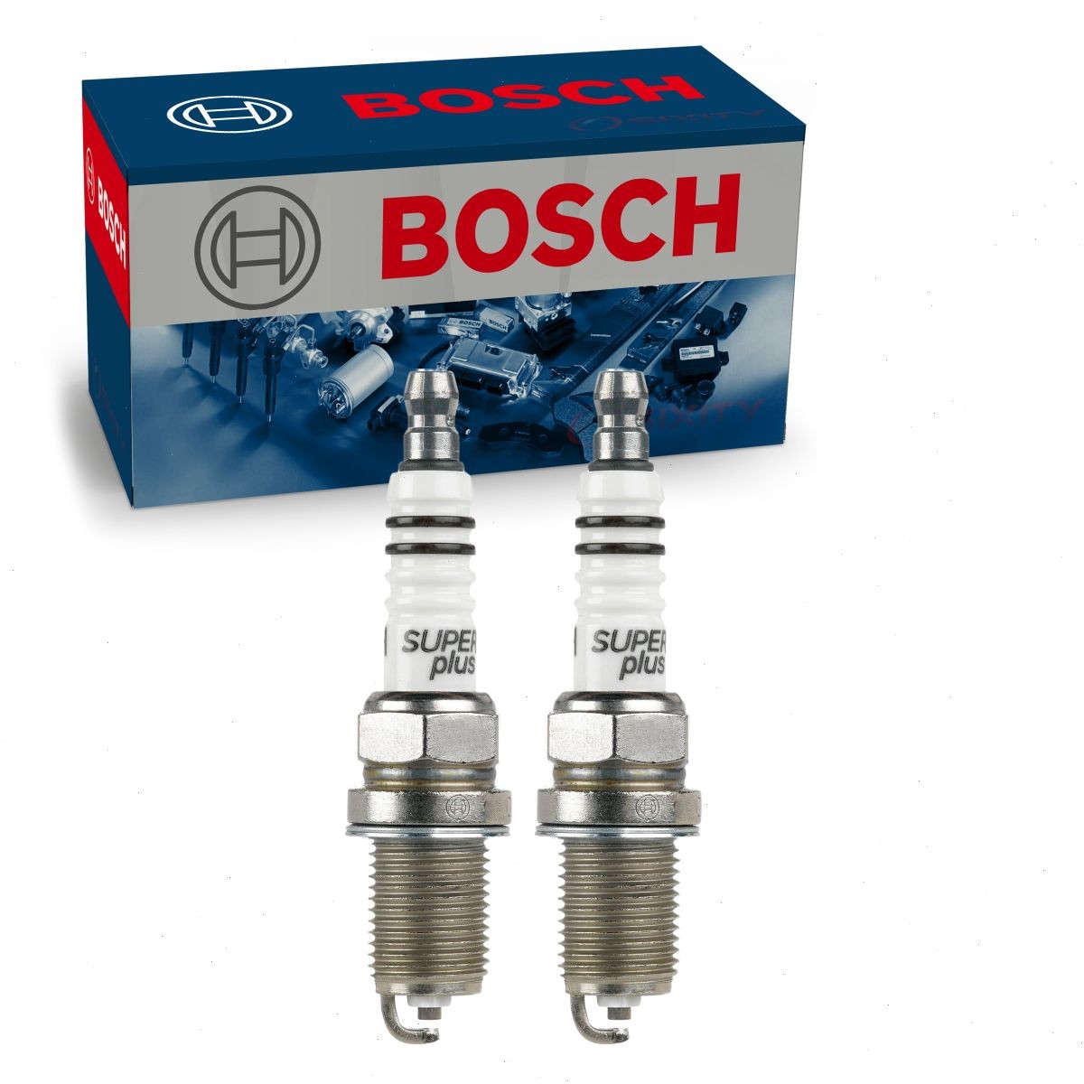 2 pc Bosch 7957 Nickel Copper Spark Plugs for 71 6953 Ignition Wire ej