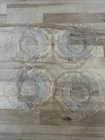 Iris and Herringbone Jeanette Berry Bowls Set Of 4, 5 1/4”