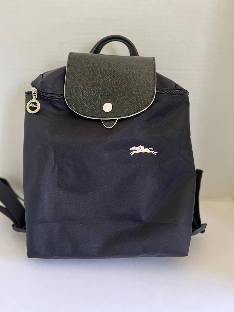 Longchamp Le Pliage Neo Backpack Nylon Leather Trim Women Small Black GOOD Chic Longchamp  main image 4