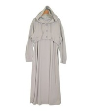 Gabardine K.T Dresses Gray 7(Approx. S) 2200668451017