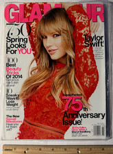 TAYLOR SWIFT GLAMOUR Magazine March 2014 Rare Vintage Issue FREE SHIPPING