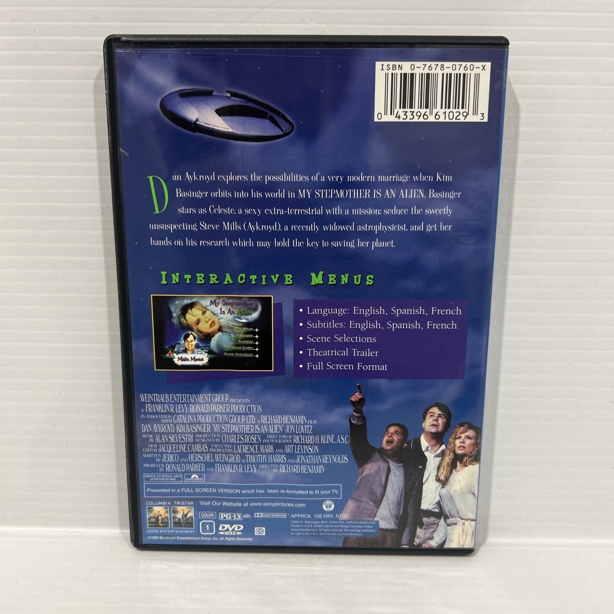 Buy My Stepmother Is an Alien With Dan Aykroyd DVD Region 2