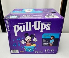 Huggies Pull UPS Training Pants Boys Size 3T-4T 32-40lbs 56 Count Brand New