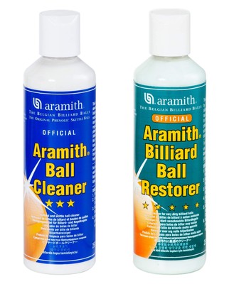 Bundle of 2 Items Billiard Ball Cleaner & Billiard Ball Restorer 8.4 fl.oz. B...