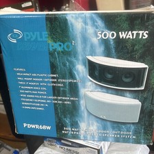 Pyle PDWR68W Outdoor Waterproof Speakers  500 W  NEW