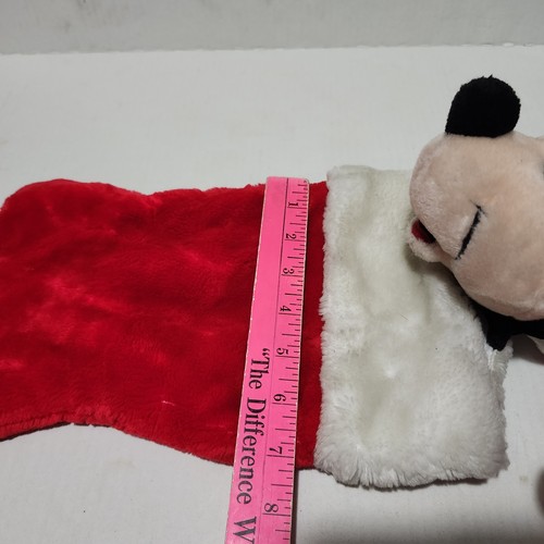 Mickey Mouse Disney 3D Plush Christmas Stocking Santa Claus Hat Santa's Best - Picture 5 of 11