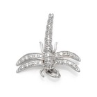 Tiffany & Co. Platinum PT950 Diamond Dragonfly 21x20mm Charm Pendant #JB749-5 — photo 4