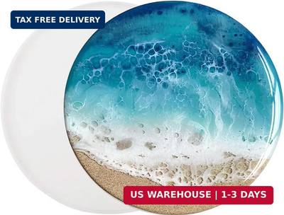 #ad Large Resin Molds Round Silicone Molds for Table Epoxy Resin Casting Molds for $19.99