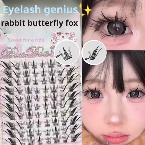 Little genius false eyelashes, photogenic oblique flight, elongated eye tails - Picture 6 of 10