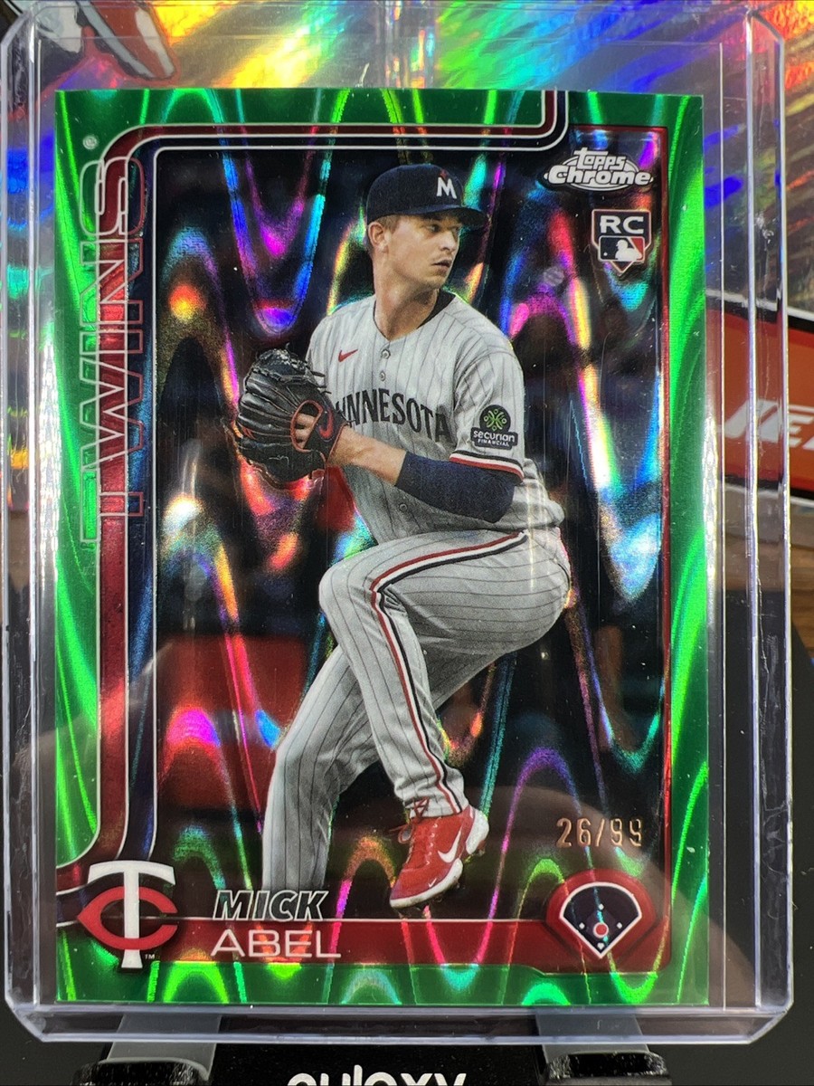2025 Topps Chrome Update Mick Abel Green RayWave Refractor #USC49 