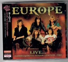 EUROPE - Live... Hammersmith Odeon London 1987 - JAPAN CD - CRACKED CASE