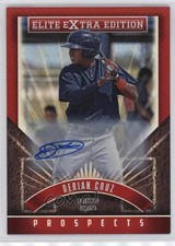 2015 Panini Elite Extra Edition Prospects Auto Derian Cruz #187 Auto 0c6