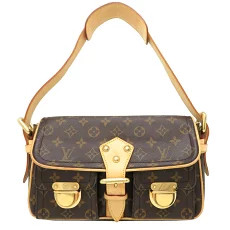 Louis Vuitton Hudson Shoulder Bag Monogram Brown