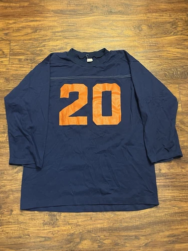 70s Vintage Artex Blue 20 Football Jersey Shirt Top Large