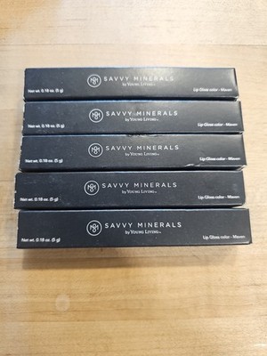 Lot Of 5   Savvy Minerals by Young Living Lip Gloss Color Maven