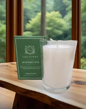   AQUIESSE  MONTEREY  PINE Luxury Scented Candle 6.5oz Single Wick 