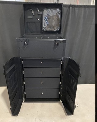 Professional Makeup Case Organizer Travel Case Rolling Makeup Cosmetics Case