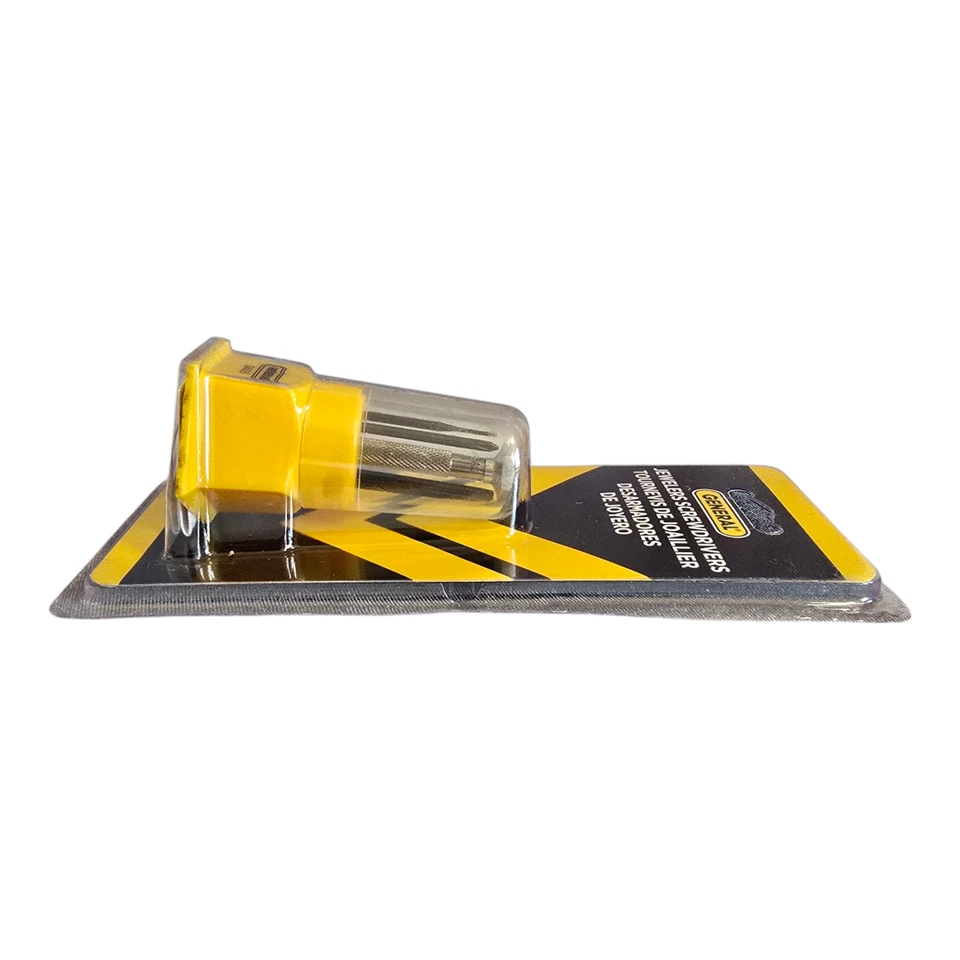 NEW! General Tools No. S605 Jewelers Precision Screwdriver Set 5 Blade Sizes - Image 3 of 4