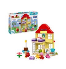 LEGO DUPLO La Casa del Compleanno di Peppa Pig, Giochi Creativi per Bambini,2+