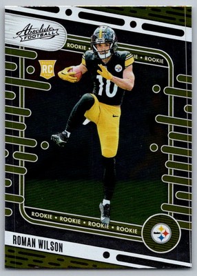 2024 Panini Roman Wilson Pittsburgh Steelers #169
