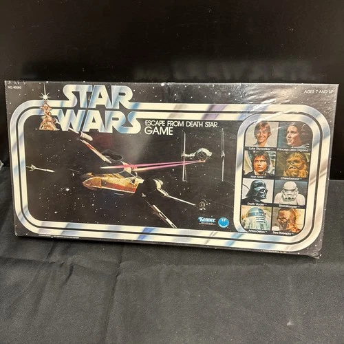 New Factory Sealed Vintage Star Wars Escape from Death Star Game 1977 Kenner
