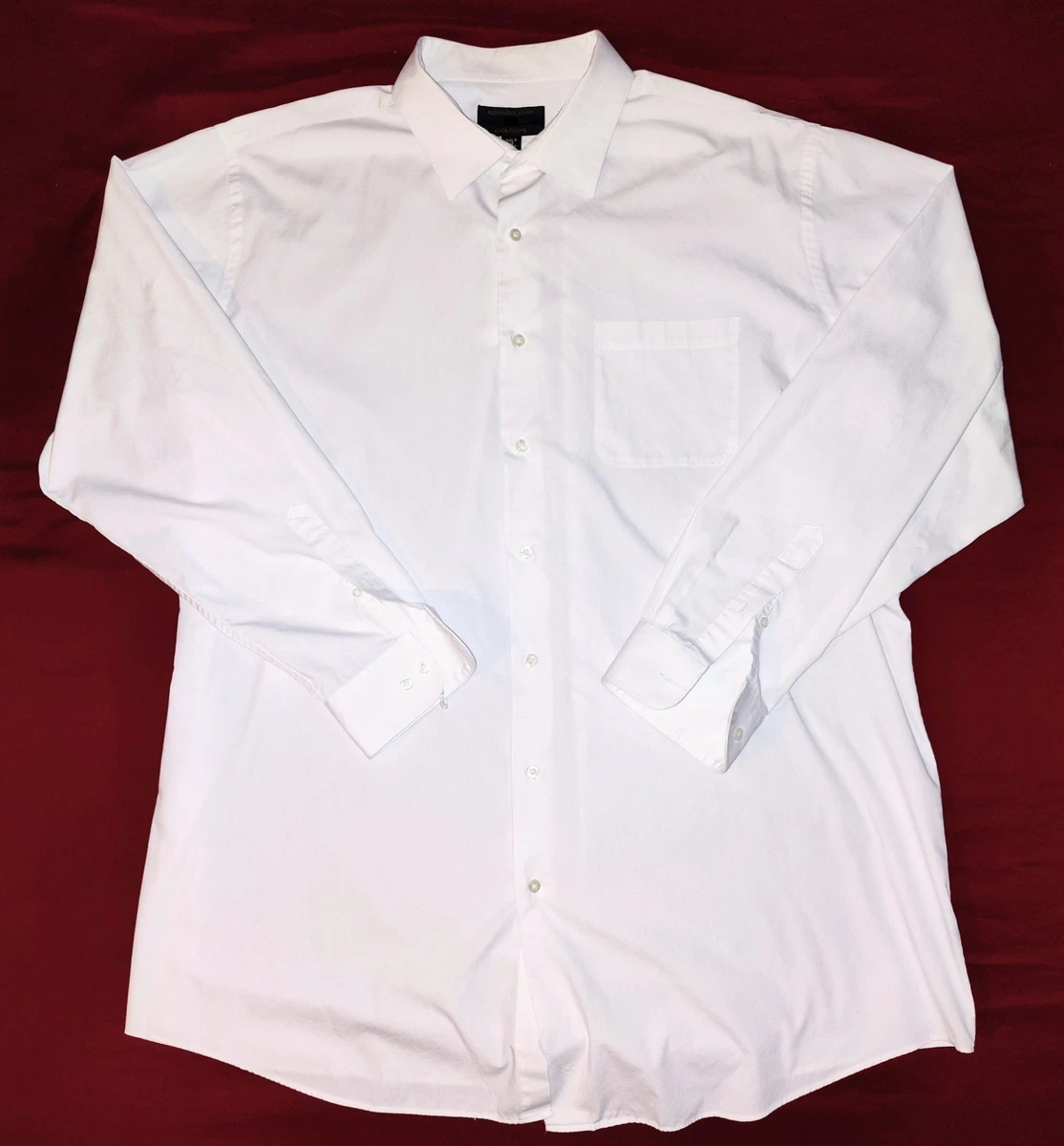 alexander julian colours white dress shirt Alexander Julian Colours Men's White Long