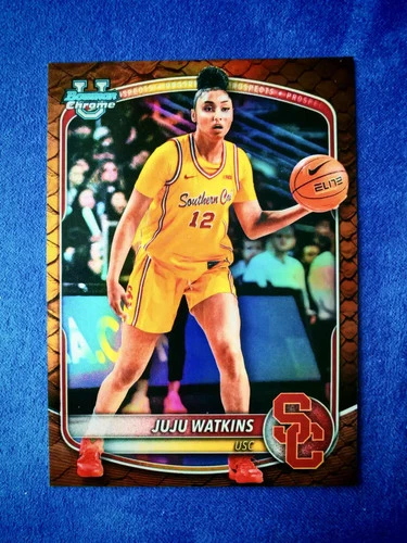 2026 Topps Bowman Chrome 1st JUJU WATKINS Reptilian Refractor FX31