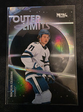 Macklin Celebrini 2025-26 Skybox Metal #OL-48 Outer Limits San Jose Sharks SP