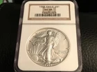 1988 $1 American Silver Eagle 1 oz NGC MS69
