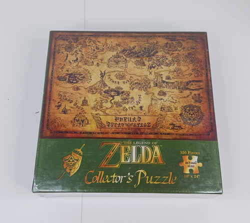 The Legend Of Zelda Usaopoly 500 Piece Puzzle Hyrule Map NEW SEALED - Picture 2 of 8