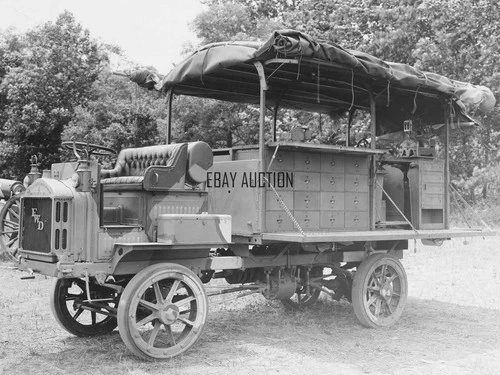 Four wheel drive auto company 1918 model Clintonville, Wisconsin press photo 2