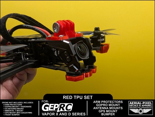 GEPRC Vapor-X5 e Vapor-D5 TPU Set Protezioni Braccio, Supporto GoPro 10 Colori Diversi - Foto 4 di 15