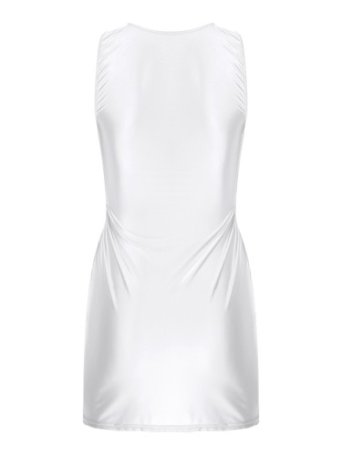 Women's Body-con Dress One-Piece Sleeveless U Neck Leotard Dresses for Sports - Picture 122 of 187