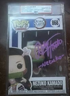 Demon Slayer Funko Psa Graded Gem MT 10 Autograph By Abby Trott, Nezuko Kamado