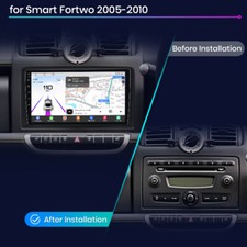 Autoradio 64 GB Carplay Android per Benz Smart Fortwo 451 2005-15 GPS Nav WiFi BT