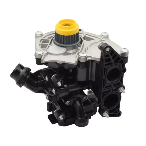 Electronic Water Pump Thermostat Assembly Fits for VW Golf Audi A4 A5 1.8/2.0T - Picture 3 of 8