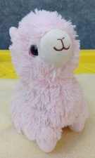 WARMIES Cozy & Warm Pink Llama Plush Microwavable CUTE EUC