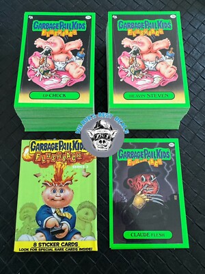 2011 TOPPS GARBAGE PAIL KIDS FLASHBACK SERIES 3 green COMPLETE SET 160 CARDS A/B